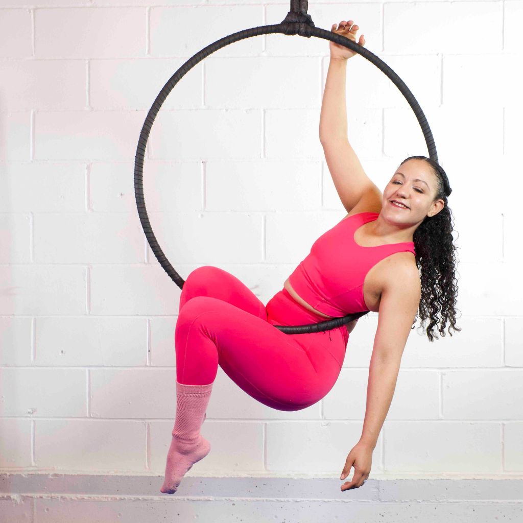 Aerial Hoop Class by Caroline Tigermom Aerial Hoop