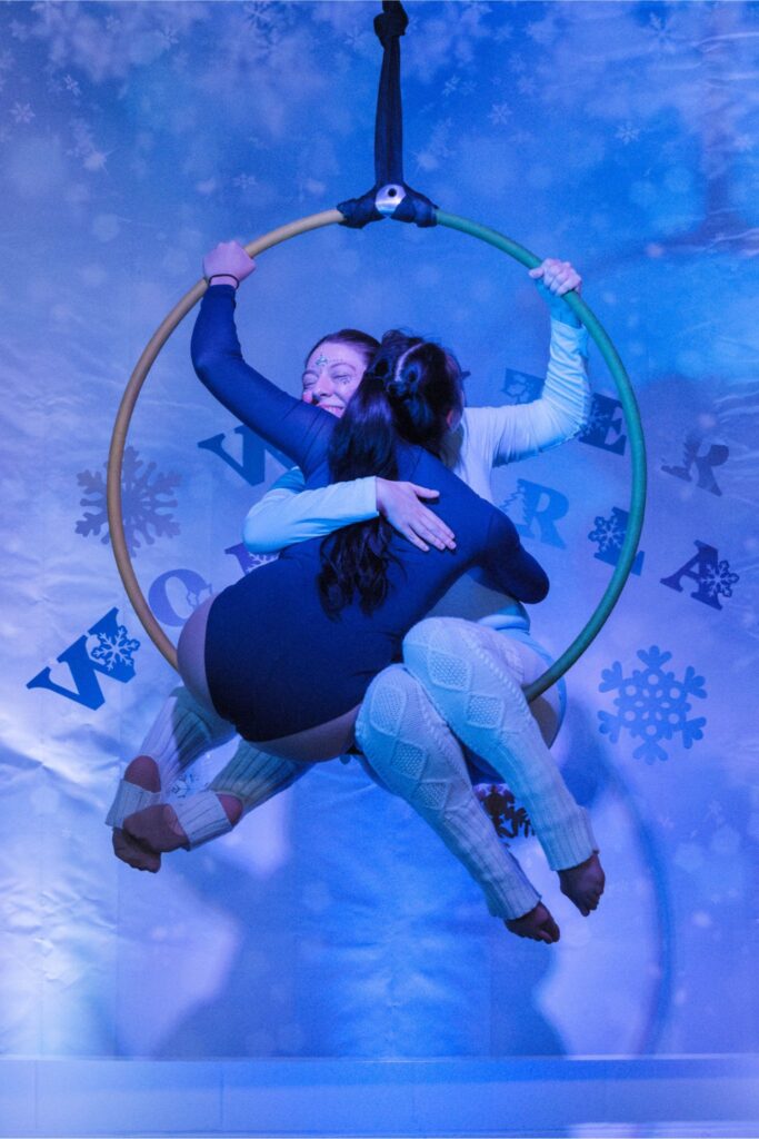 Winter Wonderland Aerial Hoop Student Show