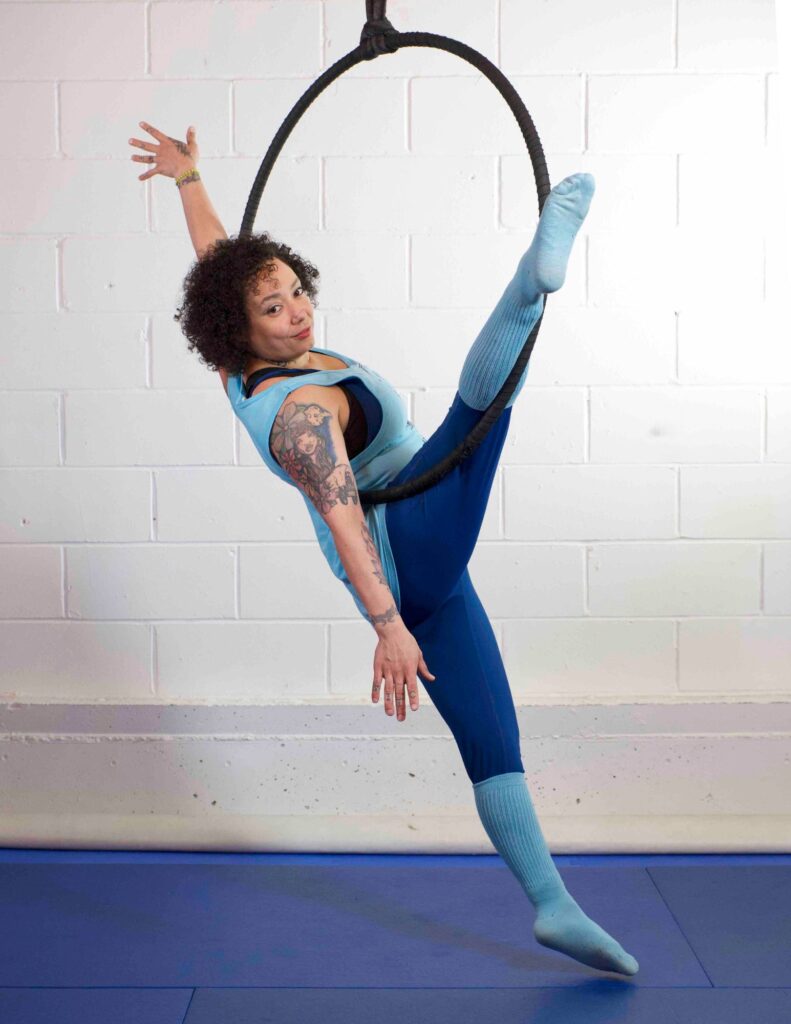 Aerial Hoop Class at Tigermom Studio Brooklyn Fitness